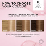 L'Oréal Paris Excellence Crème Permanent Hair Colour - 8 Blonde