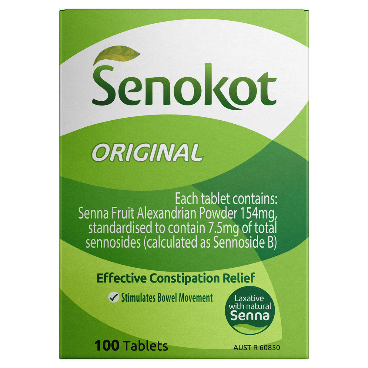 Senokot Tablets Constipation Relief 100 Pack Limited 1 per customer