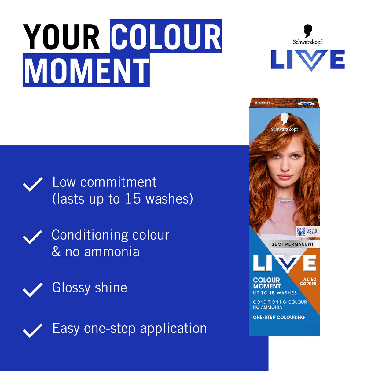 Schwarzkopf Live Colour Aztec Copper 75 mL
