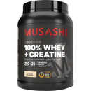 MUSASHI 100% Whey + Creatine Vanilla 900g