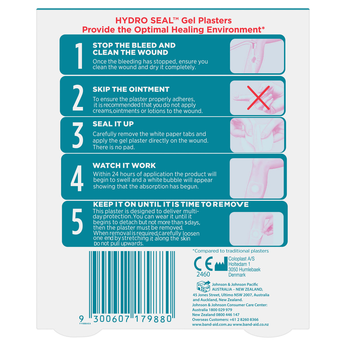 Band-Aid Advanced Healing Hydro Seal Jumbo 3 Pack