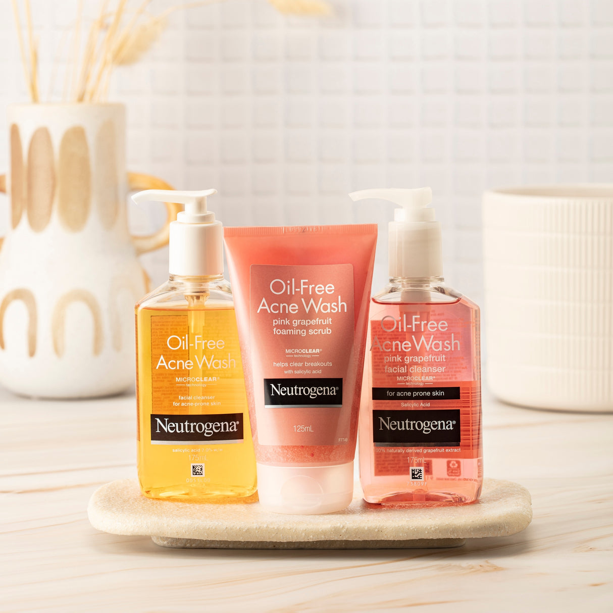 Neutrogena Oil-Free Acne Wash Pink Grapefruit 175ml