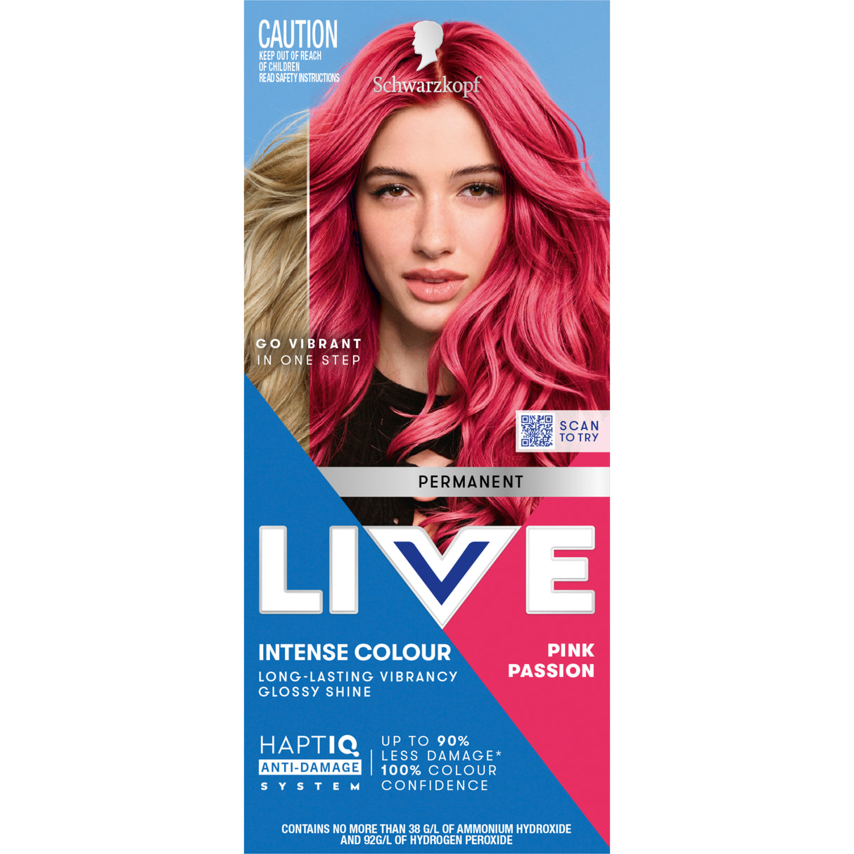 Schwarzkopf Live Colour Permanent Pink Passion