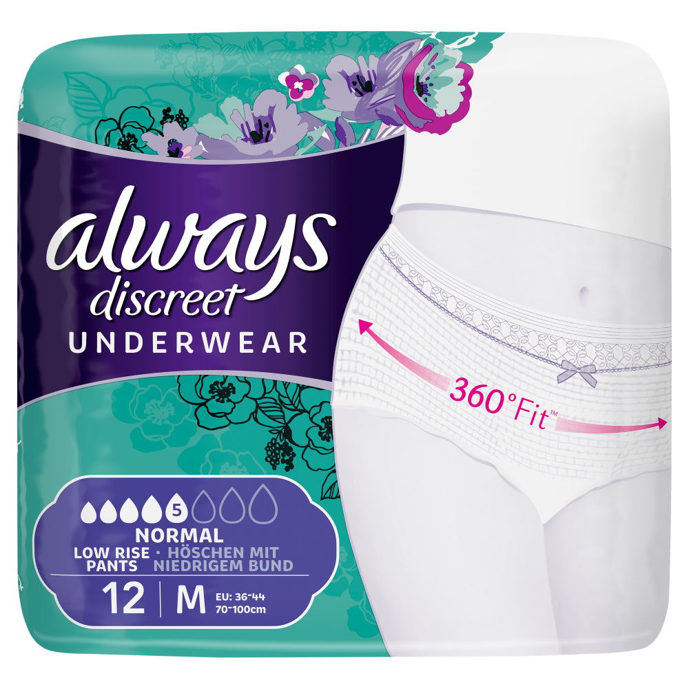 ALWAYS DISCREET Pants Normal Medium 12pk