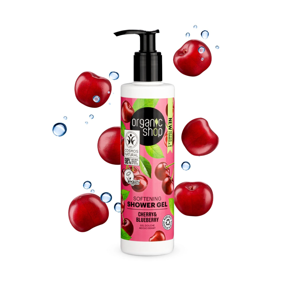 ORGANIC SHOP Shower Gel Cherry & Blueberry 280ml