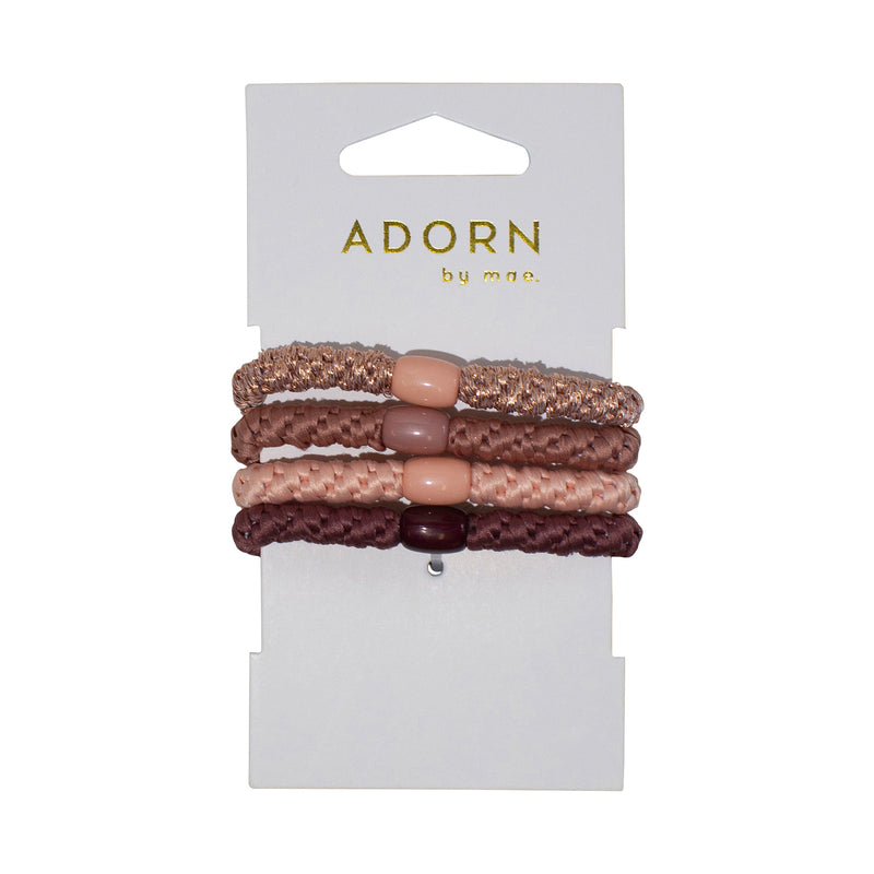 Adorn by Mae Elastic Woven Mauves 4