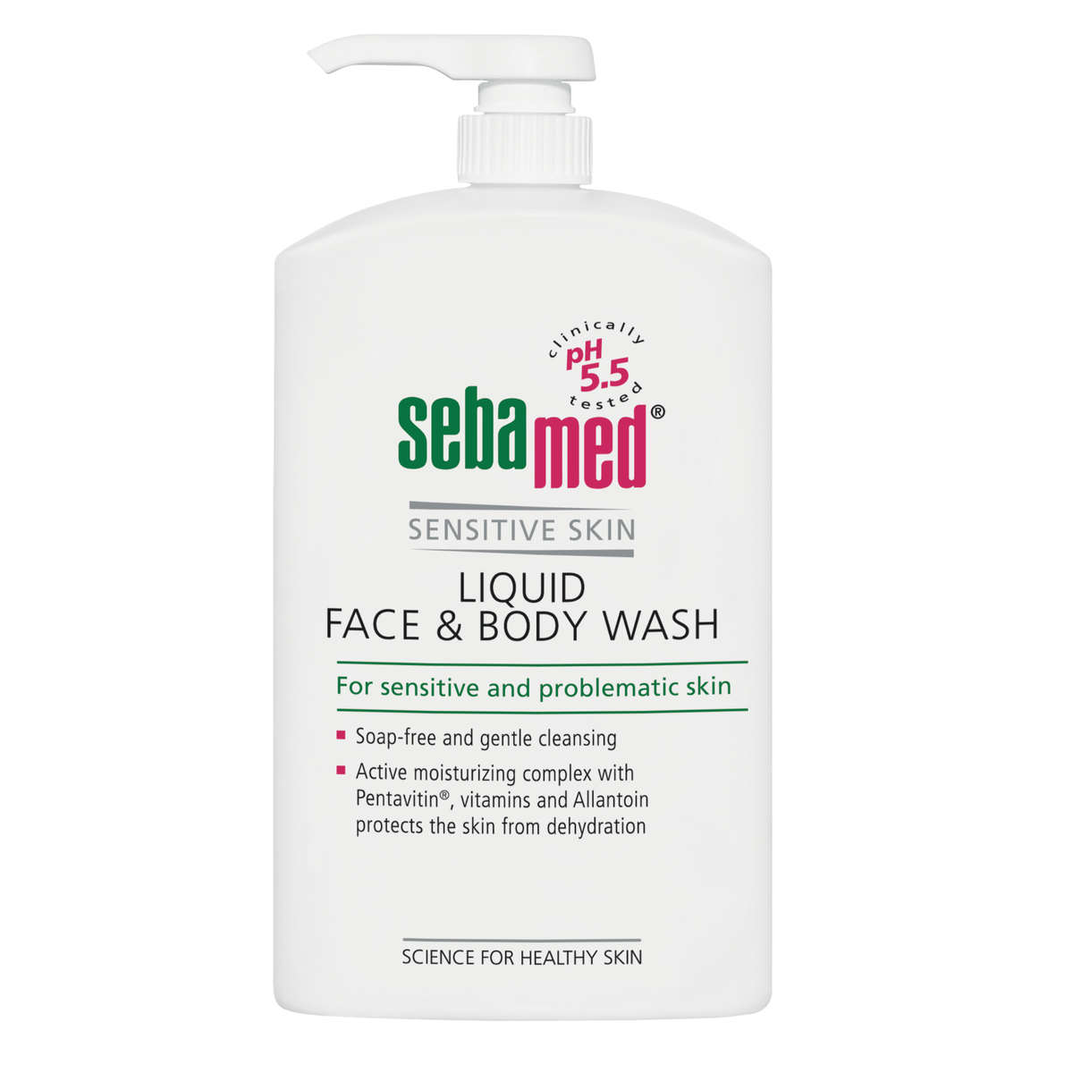 Sebamed Sensitive Skin Liquid Face & Body Wash 300ml