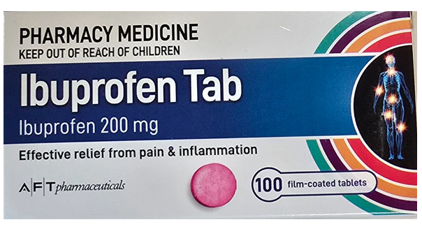 AFT Ibuprofen 200mg Tabs 100s  Limit 1 per transaction