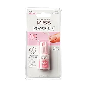 KISS Powerflex Nail Glue Pink