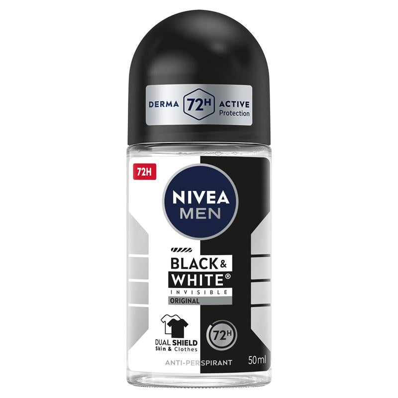 NIVEA Deo Inv. B&W Power R/On 50ml