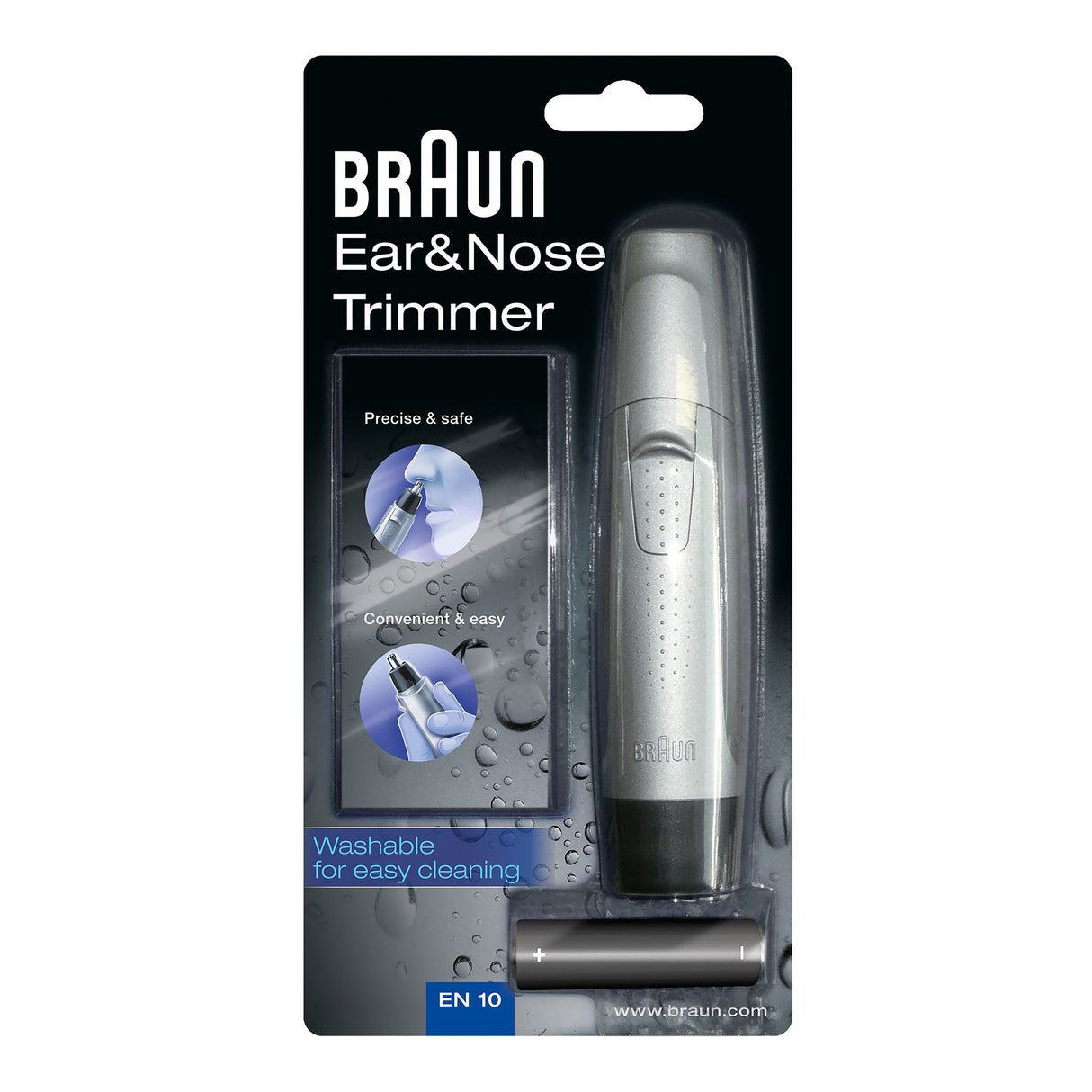 BRAUN EN10 Ear&Nose Trimmer Silver
