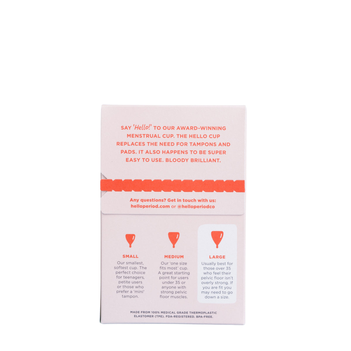Hello. Average Cervix Cup Blush L