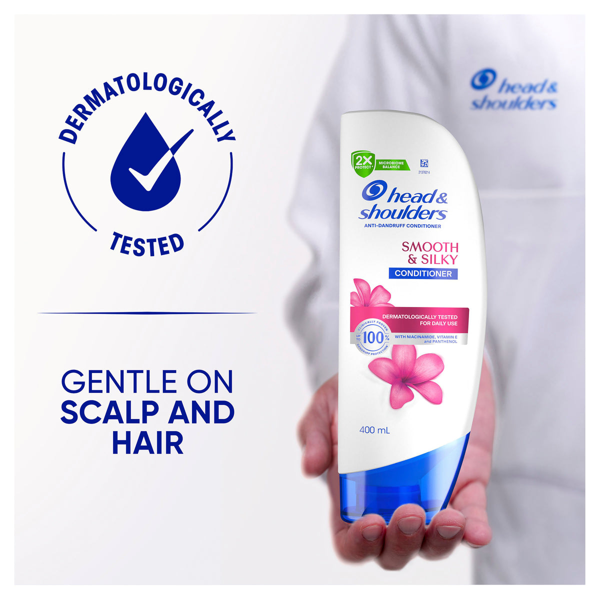 Head & Shoulders Smooth & Silky Anti Dandruff Conditioner for Smooth & Silky Hair 400 ml