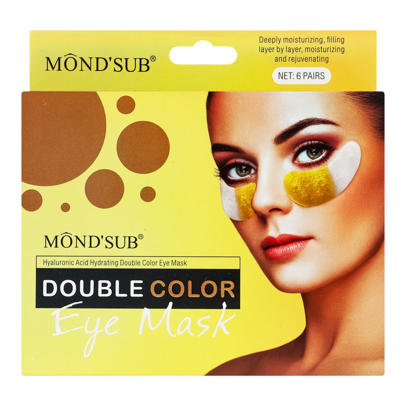 MOND'SUB Hyaluronic Acid Hydration Double Colour Eye Mask 6 pair