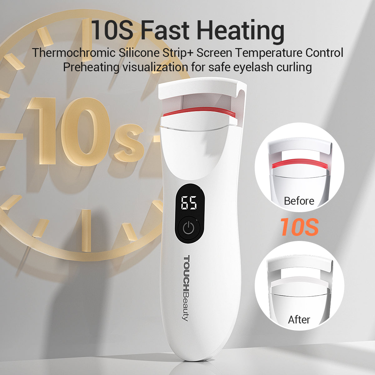 TOUCHBeauty Digital Heated Eyelash Curler