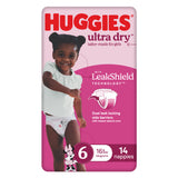 Huggies Ultra Dry Nappies Girl Size 6 (16kg+) 14 Pack