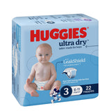 Huggies Ultra Dry Nappies Boy Size 3 (6-11kg) 22 Pack