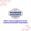 E45 Moisturising Cream for Dry Skin and Eczema (Pump format)