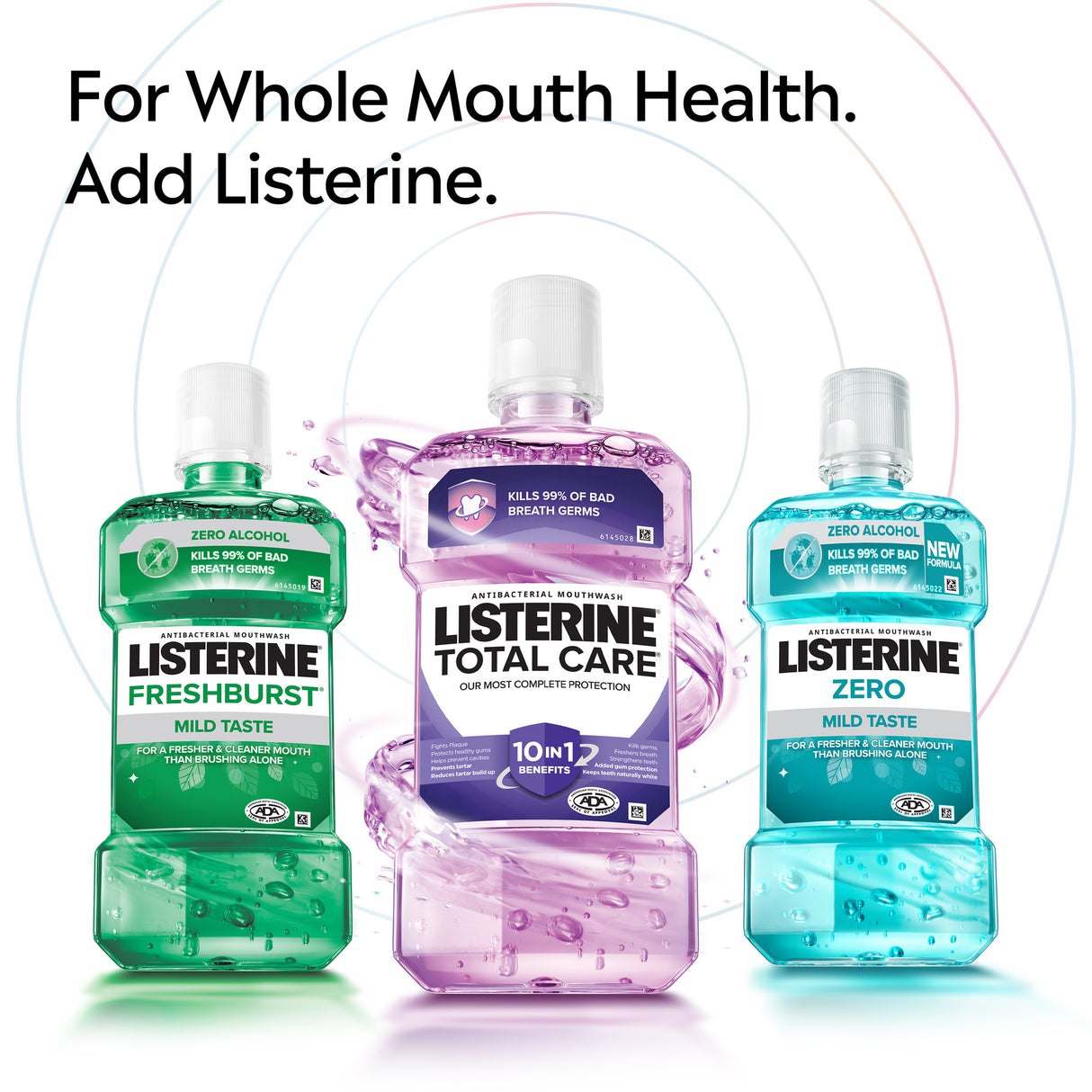 Listerine Freshburst Antibacterial Mouthwash 500mL