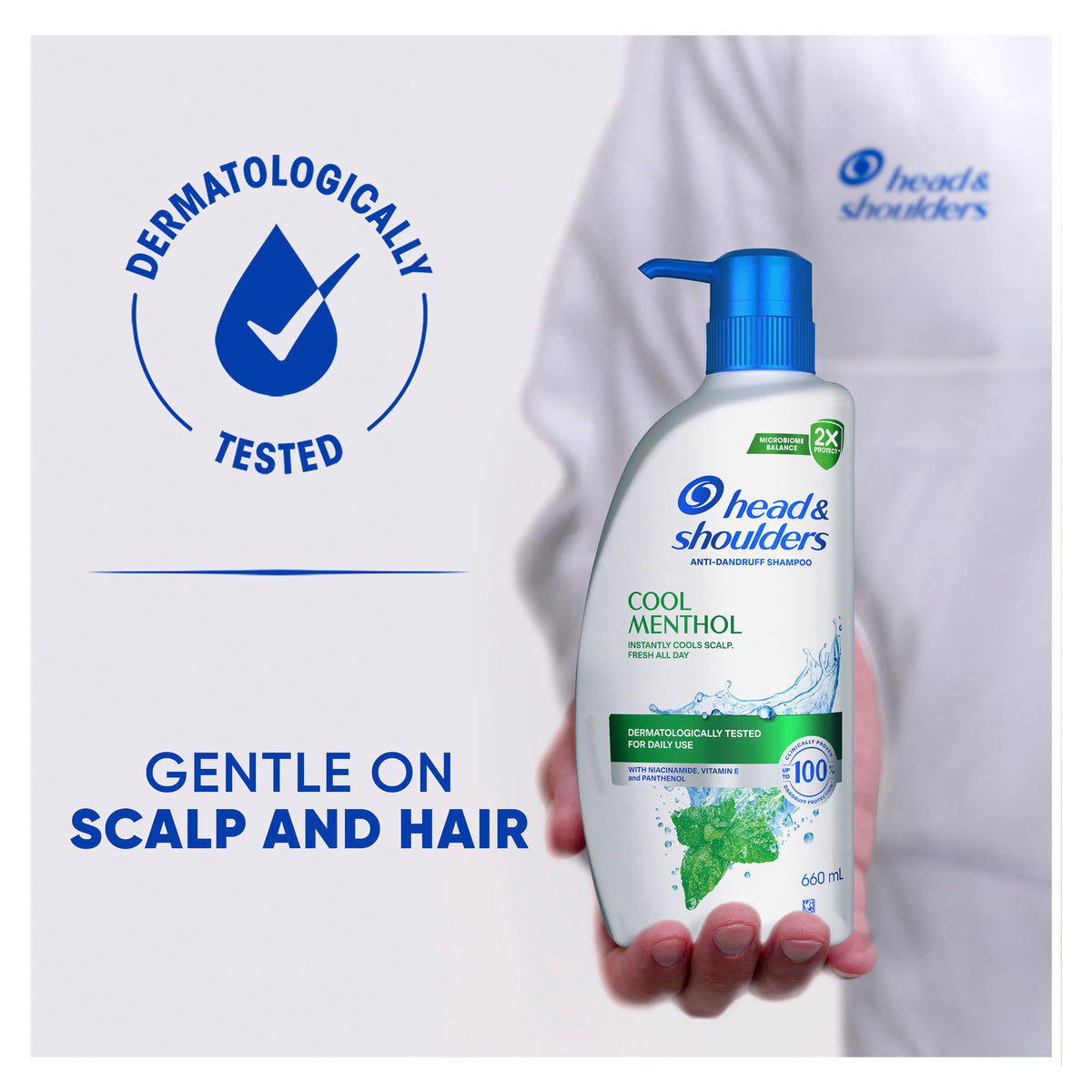 Head & Shoulders Cool Menthol Shampoo 660ml
