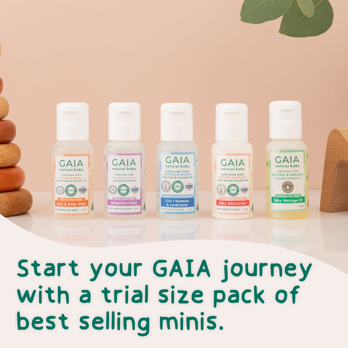 GAIA Baby Starter Kit 5x50ml