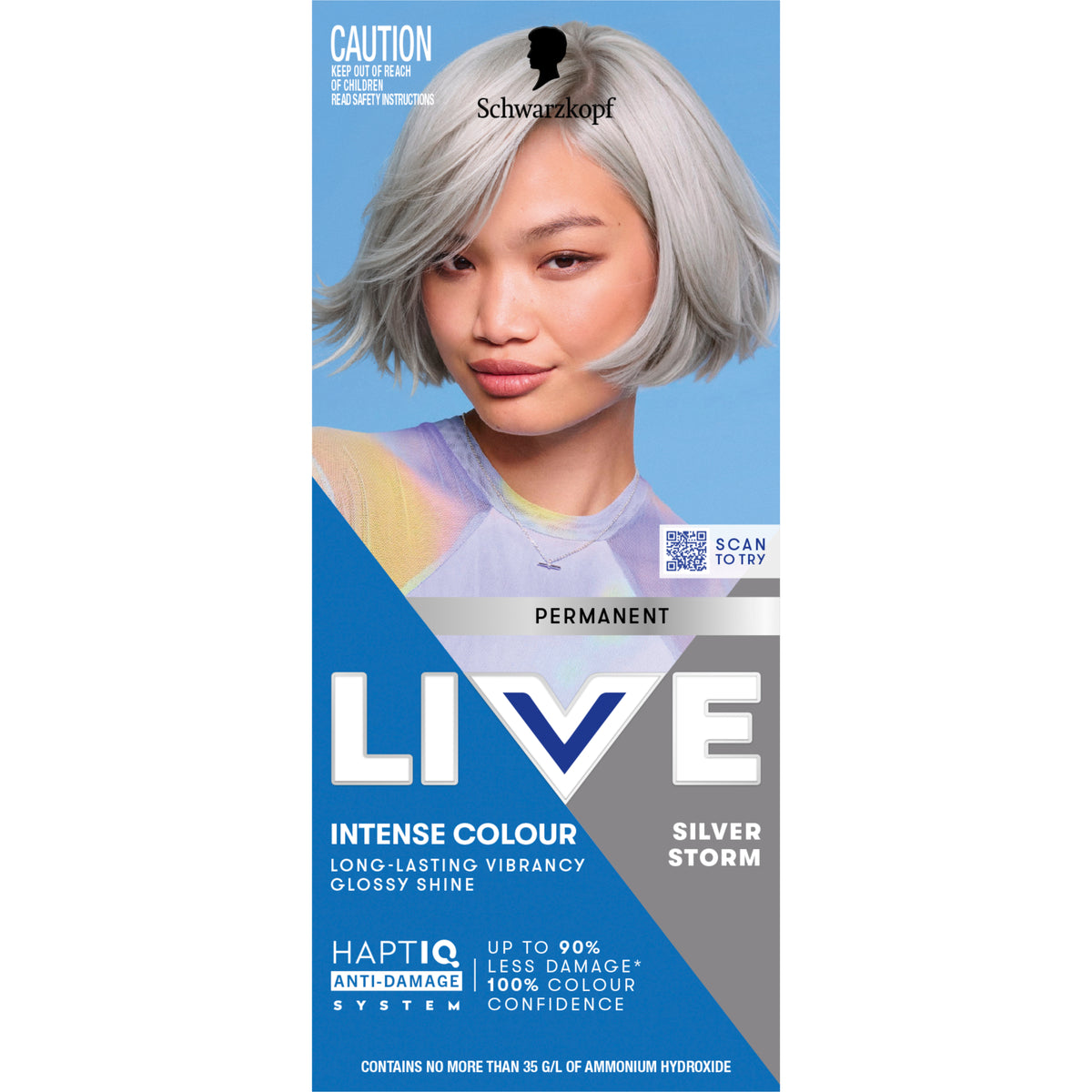 Schwarzkopf Live Colour Permanent Silver Storm