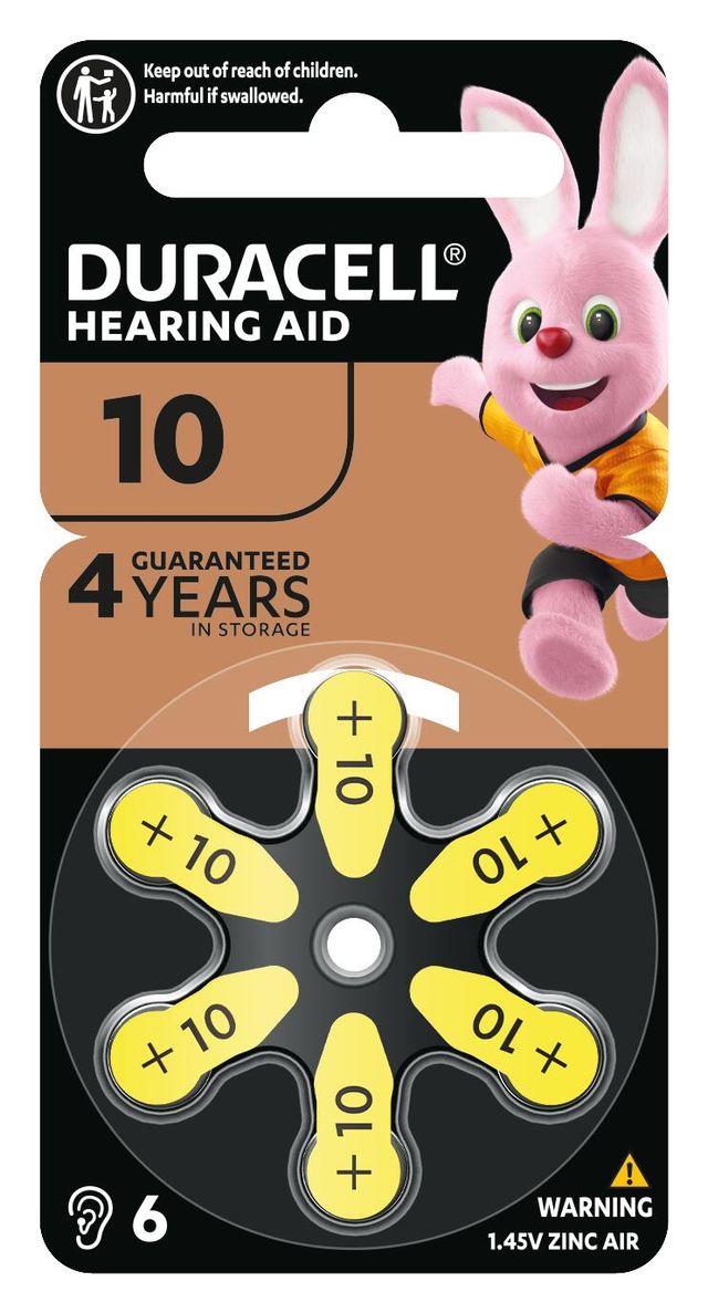 Duracell Specialty HA 10 Dial 6 Pack