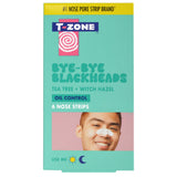 T-Zone Bye Bye Blackheads Tea Tree & Witch Hazel Nose Pore Strips 6pk