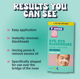 T-Zone Bye Bye Blackheads Tea Tree & Witch Hazel Nose Pore Strips 6pk