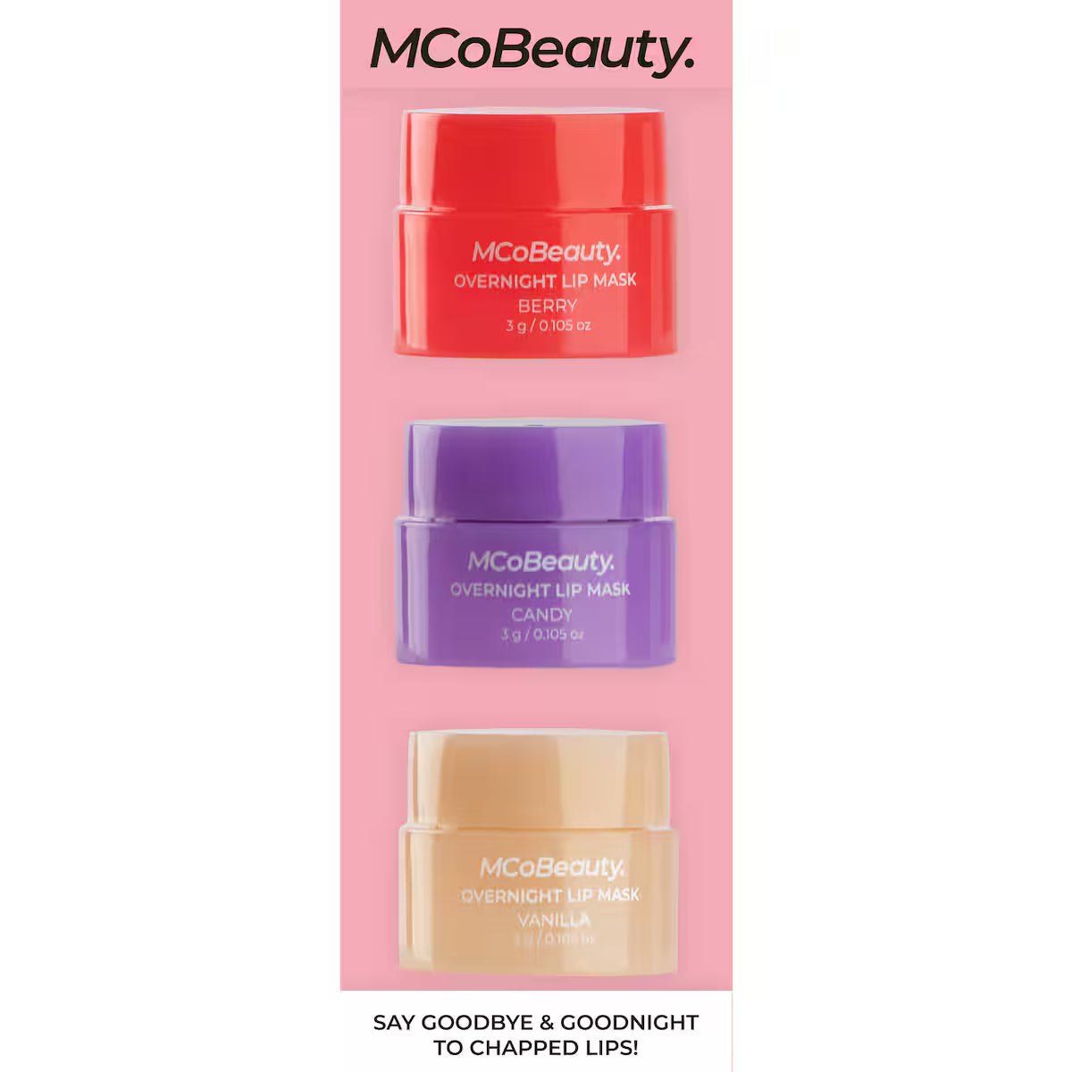 MCo Beauty Lip Mask Deluxe Trio 3x3g