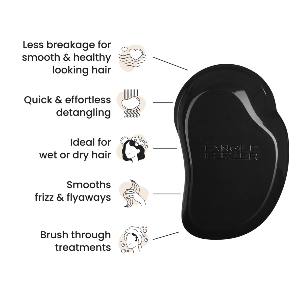 Tangle Teezer Original Black Panther