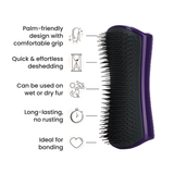 Tangle Teezer Pet De-Shedding Purple and Black large