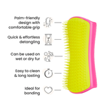 Tangle Teezer Pet DeTangle Pink and Yellow