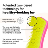 Tangle Teezer Pet DeTangle Pink and Yellow