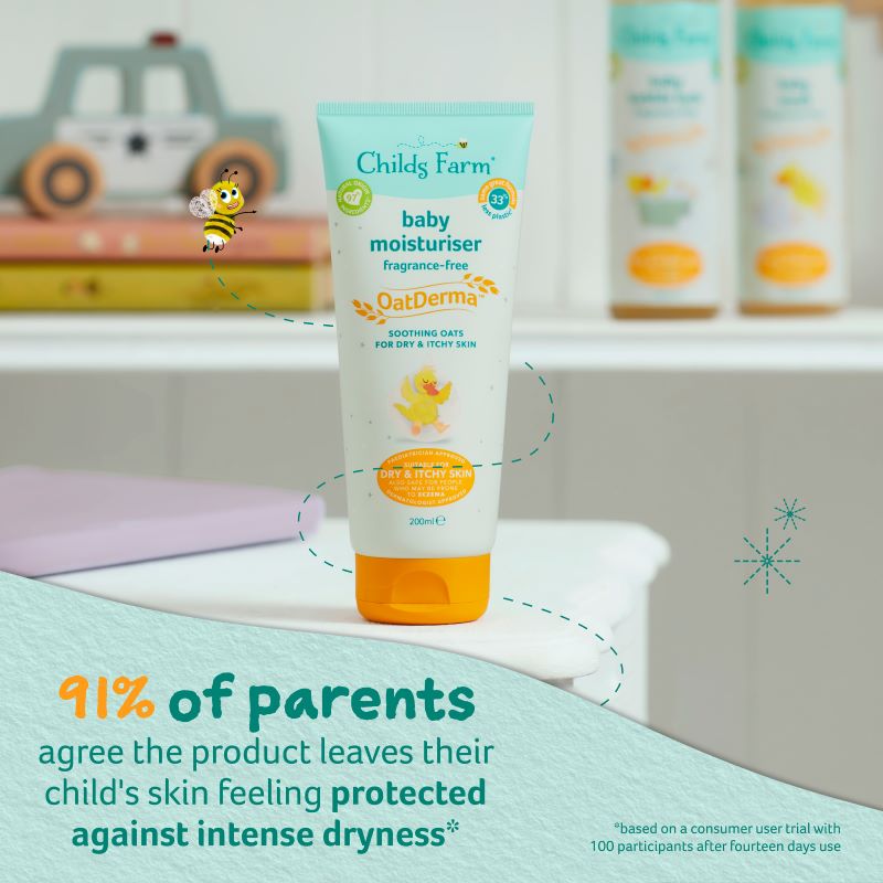 Childs Farm Oatderma Baby Moisturiser Fragrance Free 200ml