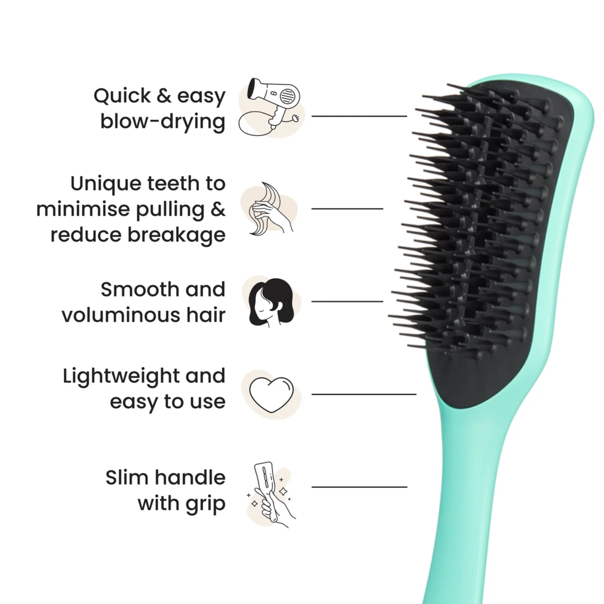 Tangle Teezer Easy Dry & Go Brush Sweet Pea