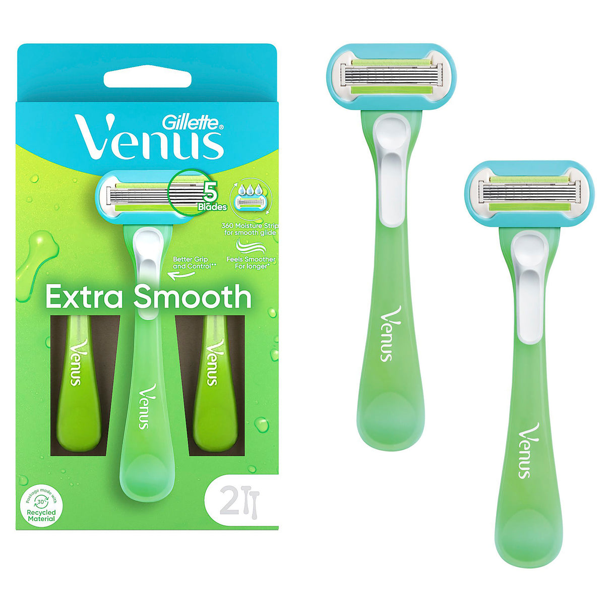 GILLETTE Venus Extra Smth Disp 2pk