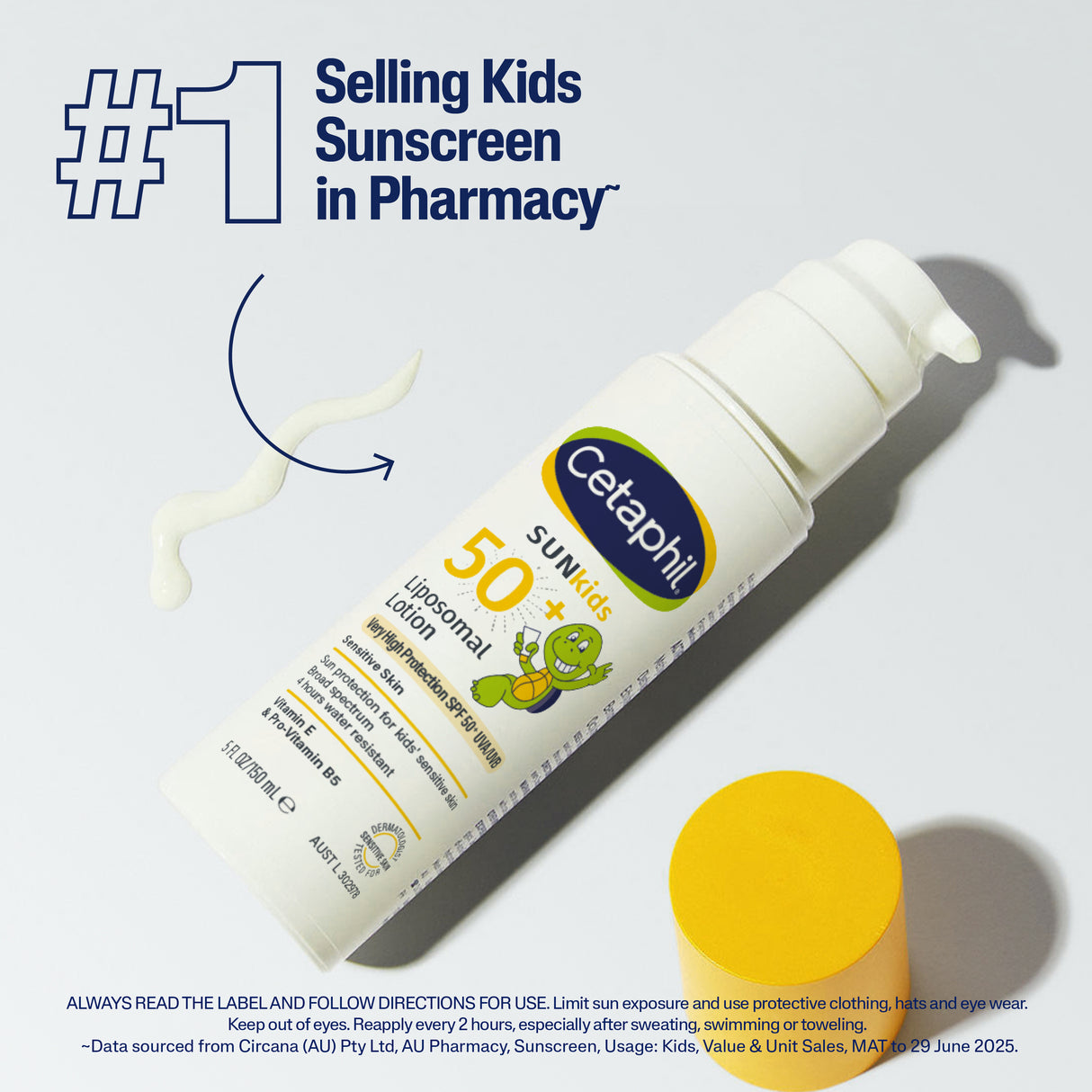 Cetaphil Sun Kids Water Resistant Liposomal Sunscreen 150 mL