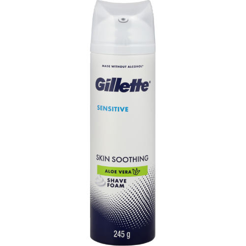 GILLETTE Sensitive Soothing Foam 245g