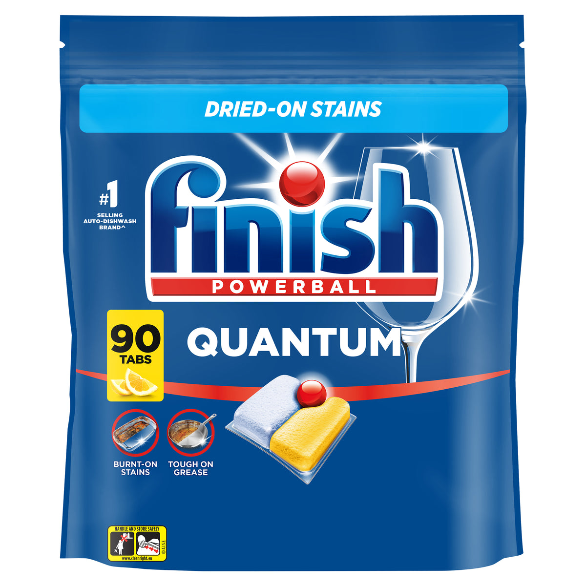 FINISH Quantum Dishwasher Tabs Lemon 90pk