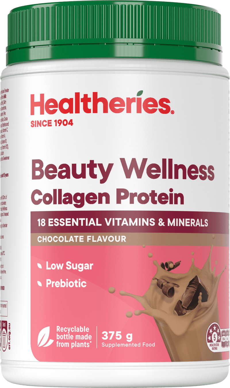 Healtheries Beauty Wellness Pwd Choc 375g