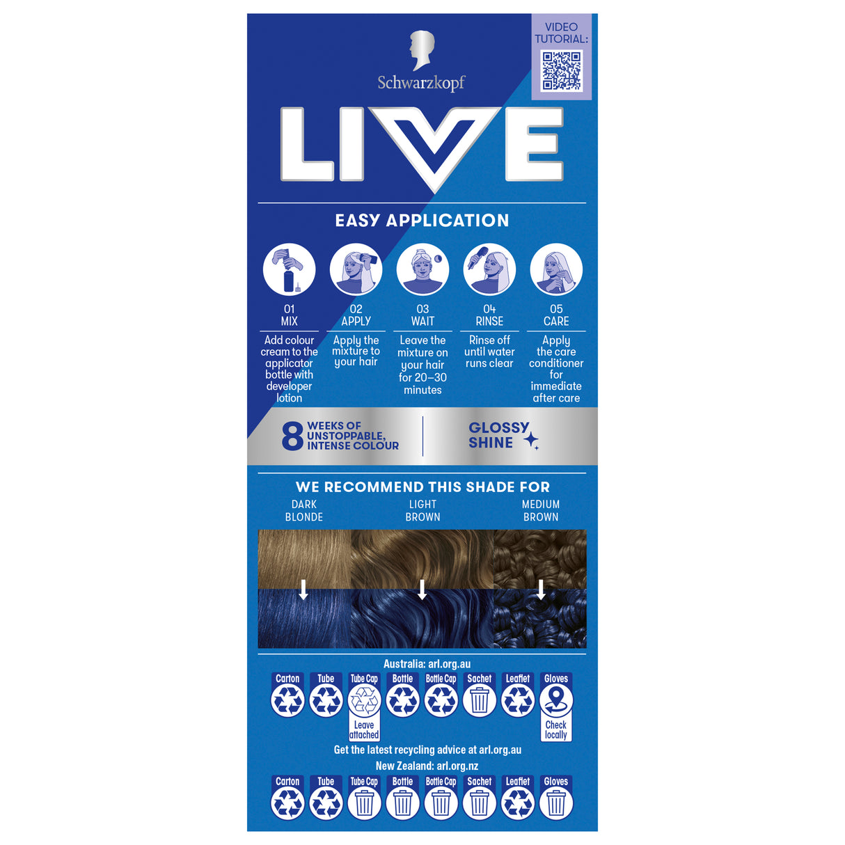 Schwarzkopf Live Colour Permanent Blue Mercury