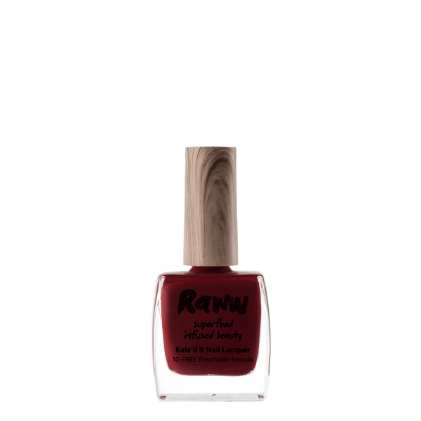 RAWW Kale'd It Nail Lacquer Dark Raw Cherry