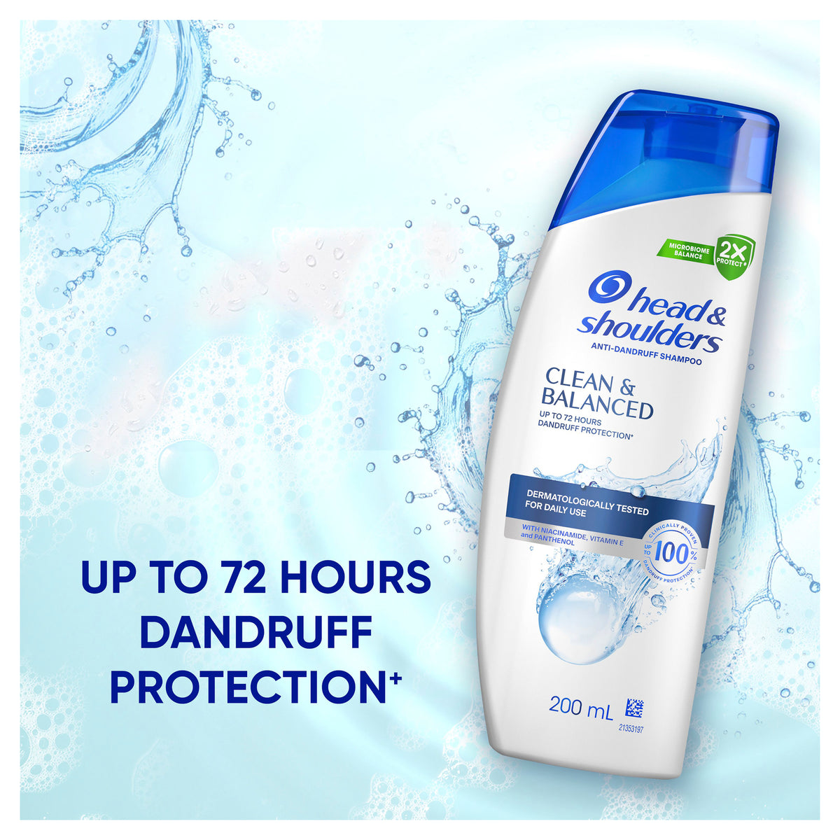 Head & Shoulders Clean & Balanced Shampoo 200ml