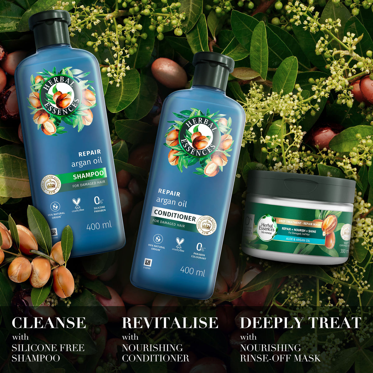 Herbal Essences Bio: Renew Repairing Shampoo Argan Oil Of Morocco