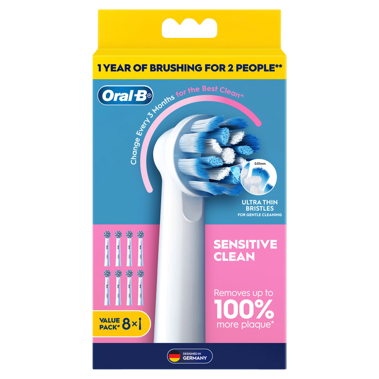ORAL B Sensitive Clean (R) Head 8pk