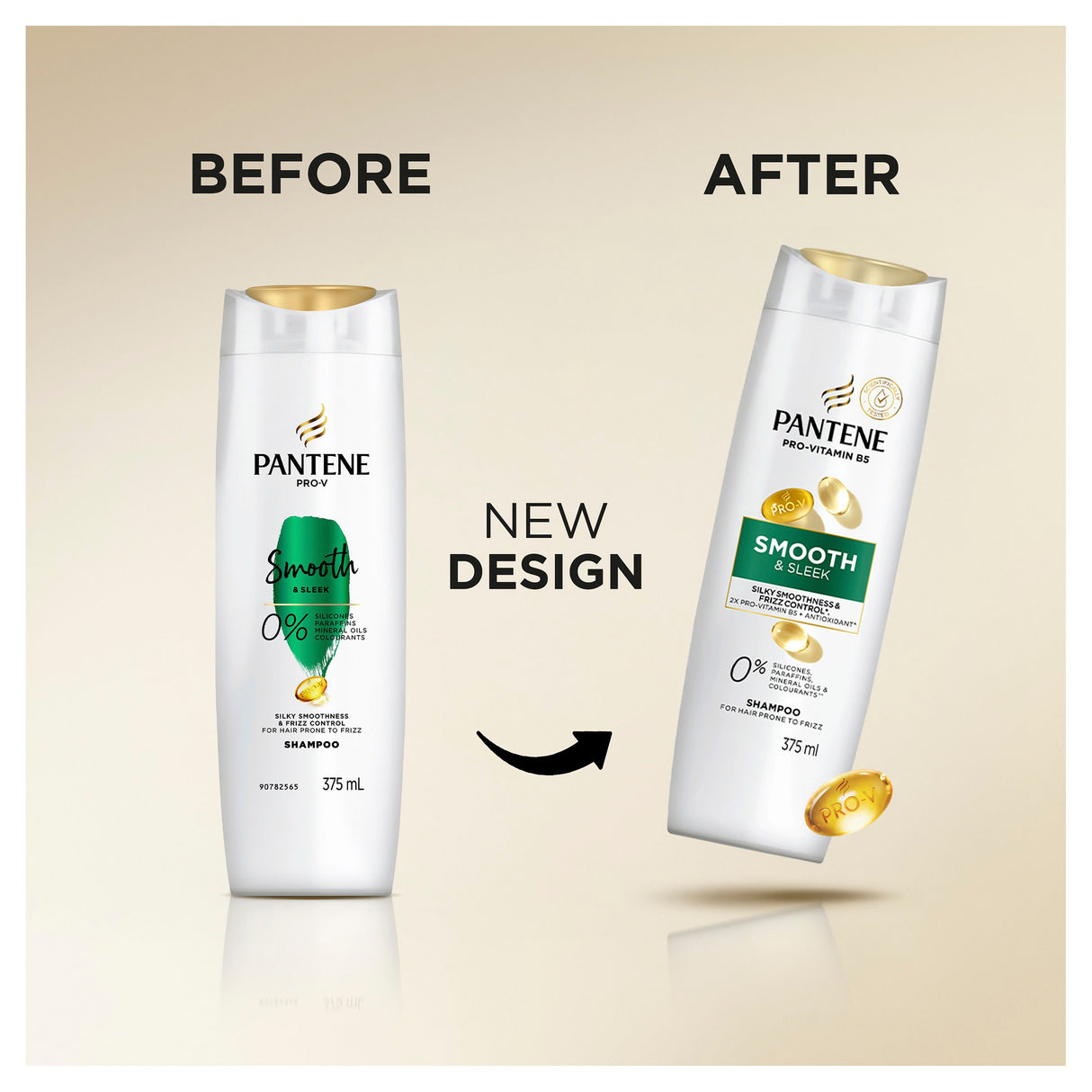 Pantene Pro-V Daily Moisture Renewal Shampoo: Moisturising Shampoo for Dry Hair 375 ml