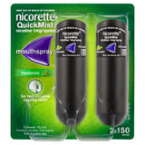 Nicorette QuickMist Mint Spray 150 mL x 2 Pack