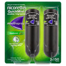 Nicorette QuickMist Mint Spray 150 mL x 2 Pack