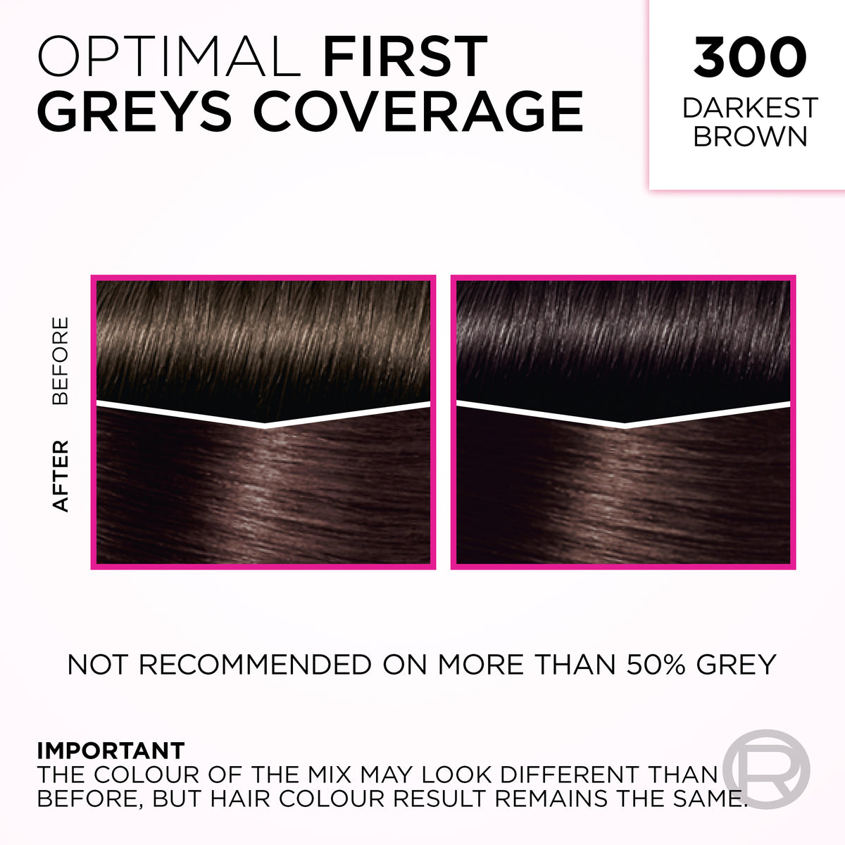 L'Oréal Paris Casting Crème Gloss Semi-Permanent Hair Colour - 300 Darkest Brown (Ammonia Free)